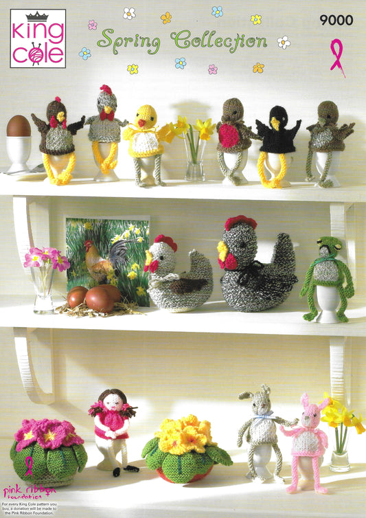 King Cole 9000 Spring Collection Novelty DK Knitting Pattern