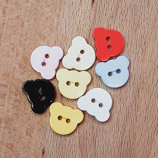 Nylon Teddy Bear Button - 15mm