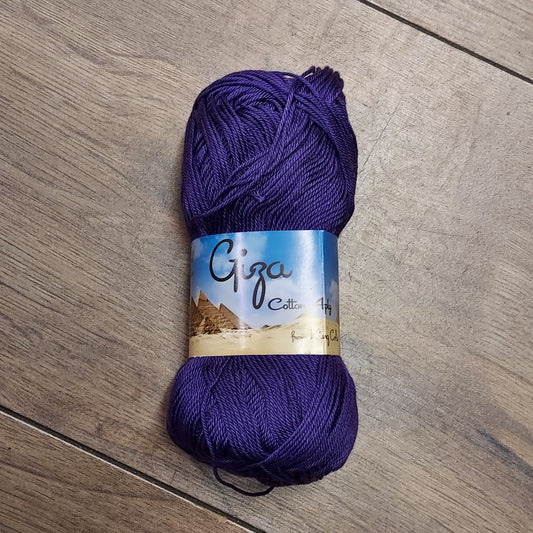 King Cole Giza Cotton 4ply Wool 50g - Various Shades