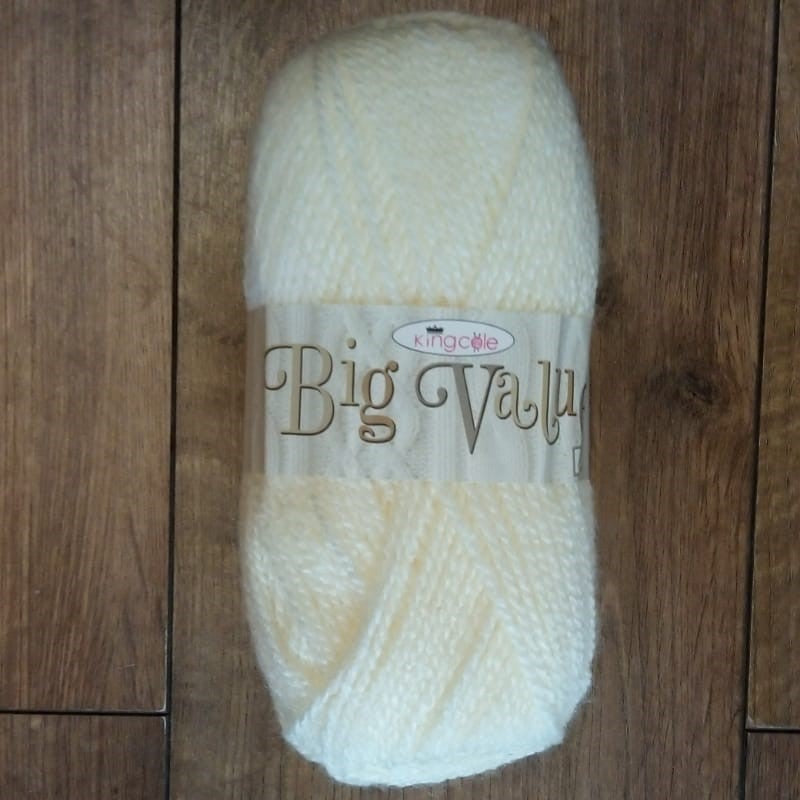 King Cole Big Value Aran Wool 100g and 250g - Various Shades