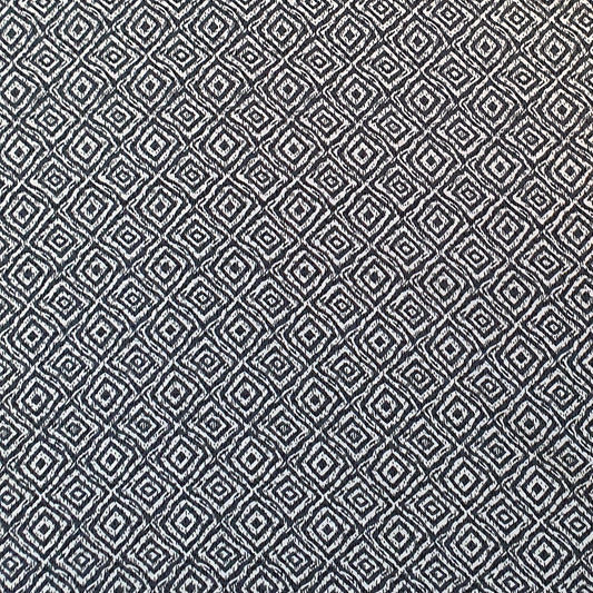 Geometric Diamond Polyester Print Fabric - Various Colours.