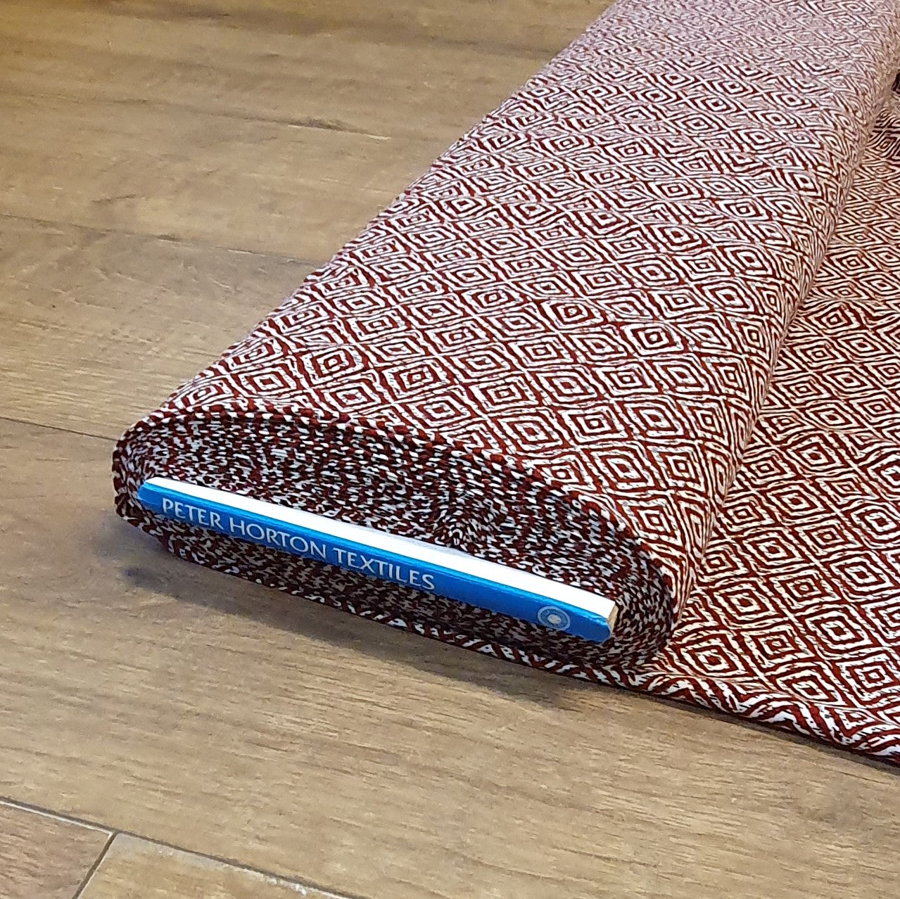 Geometric Diamond Polyester Print Fabric - Various Colours.