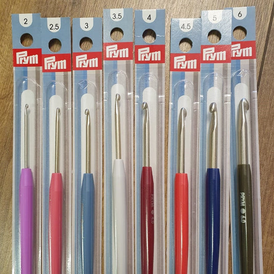 Prym Soft Handle Crochet Hook - Various Sizes