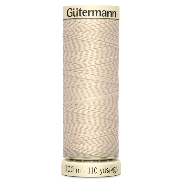 Gutermann Sew All 100% Polyester Thread TKT 120 110yds/100m - (Colours 000 - 399)