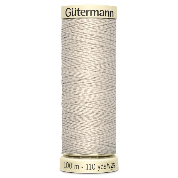 Gutermann Sew All 100% Polyester Thread TKT 120 110yds/100m - (Colours 000 - 399)