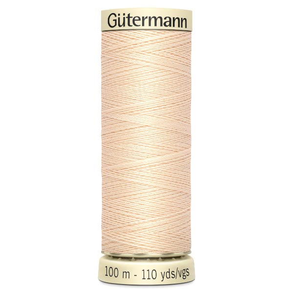 Gutermann Sew All 100% Polyester Thread TKT 120 110yds/100m - (Colours 000 - 399)