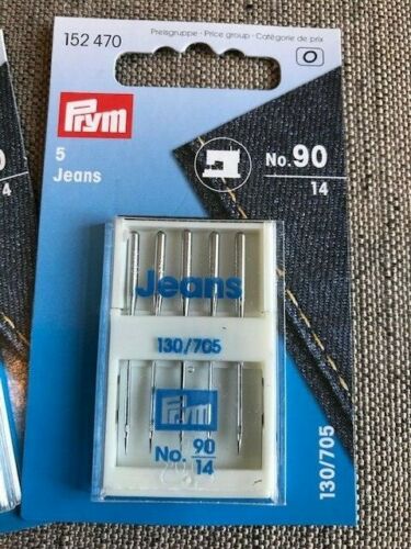 Prym Jeans Sewing Machine Needles (90) - 5pcs