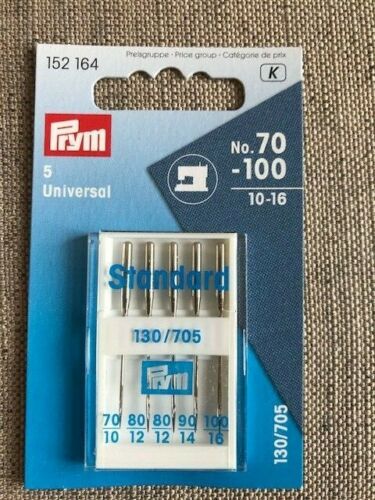 Prym Universal Sewing Machine Needles (70 - 100) - 5pcs